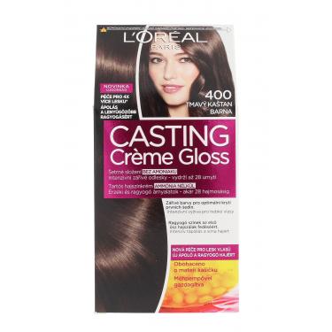 L'Oréal Paris Casting Creme Gloss   48Ml 400 Dark Brown   Pour Femme (Couleur De Cheveux)
