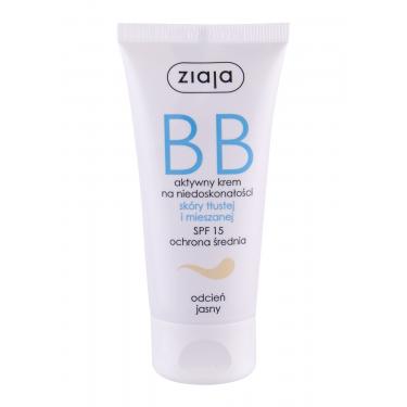 Ziaja Bb Cream Oily And Mixed Skin  50Ml Light  Spf15 Pour Femme (Bb Crème)