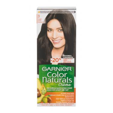 Garnier Color Naturals Créme  40Ml 3 Natural Dark Brown   Pour Femme (Couleur De Cheveux)