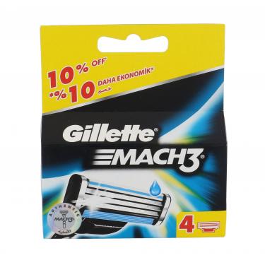 Gillette Mach3   4Pc    Pour Homme (Lame De Rechange)