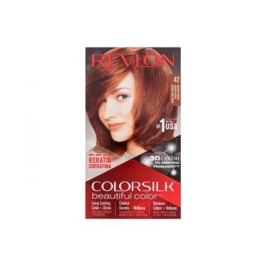 Revlon Colorsilk Beautiful Color  59,1Ml 42 Medium Auburn   Pour Femme (Couleur De Cheveux)