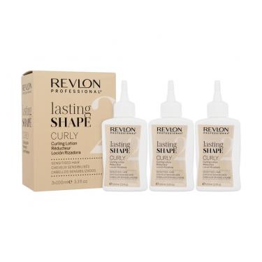 Revlon Professional Lasting Shape Curly Curling Lotion 3X100Ml  Pour Femme  (Waves Styling) Sensitised Hair 2 